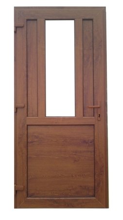 Drzwi zewnętrzne sklepowe (kolor: złoty dąb, strona: lewa, szerokość: 100 cm) 54469185