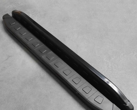 Stopnie boczne, czarne - Mitsubishi Outlander 2007-2012 (długość: 171 cm) 01655944