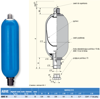 Akumulator hydrauliczny pęcherzowy Hydro Leduc (objętość azotu: 9,2 l/dm³, maksymalne ciśnienie: 330 bar) 01538868